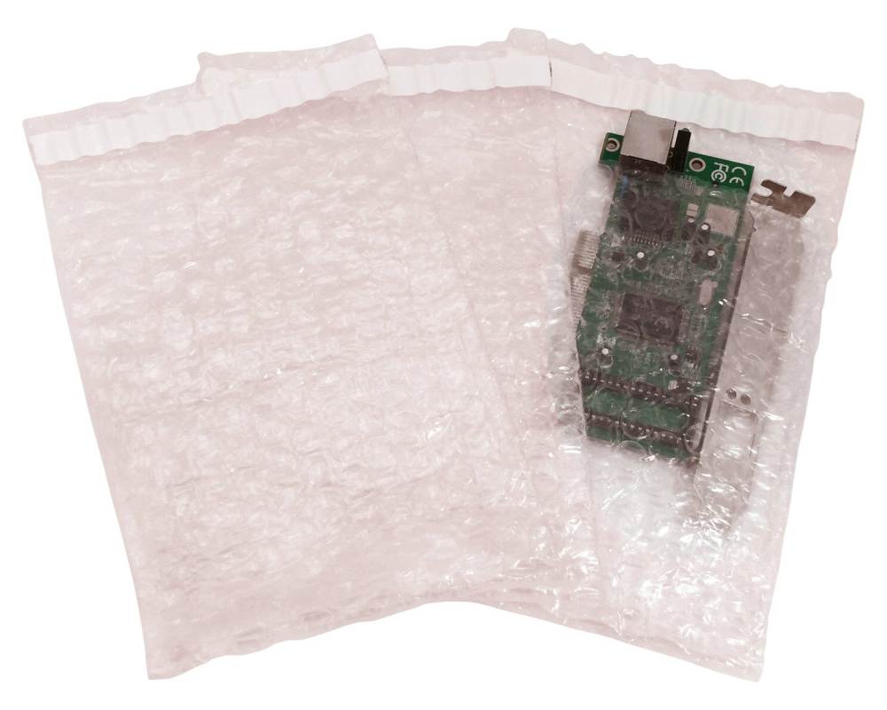 Adhsionsverschlussbeutel aus Luftpolsterfolie antistatisch 600x400mm- 200 Stk-