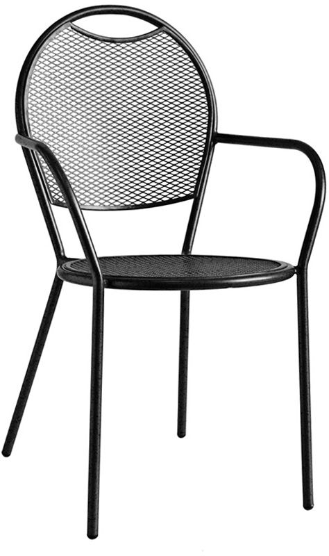 Agile 2 Stuhl – Struktur – Sitzfläche und Rückenlehne – Stahl – lackiert