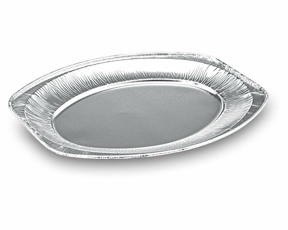 Alu-Catering-Platte- Aluminium-Partyplatte- Servierplatte 333 x 233 mm- 100 Stk-