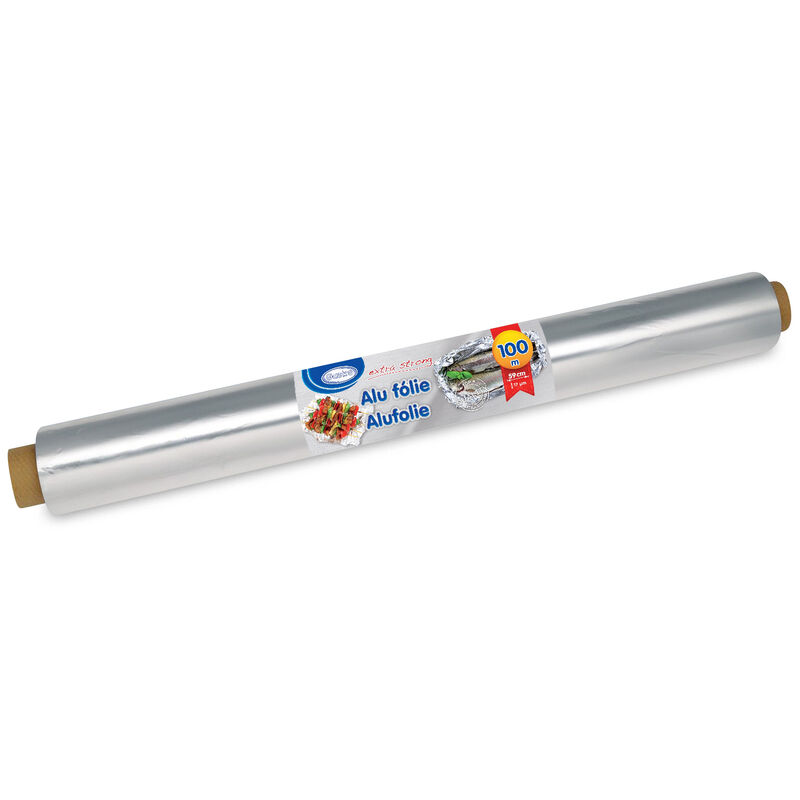 Alufolie extra stark- 59 cm x 100 m- 17 my einzeln verpackt