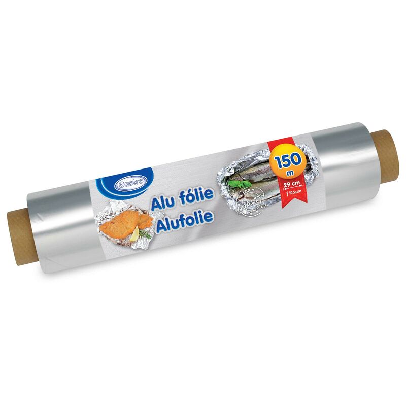 Alufolie robuste Qualitt- 29 cm x 150 m- 10-5 my einzeln verpackt