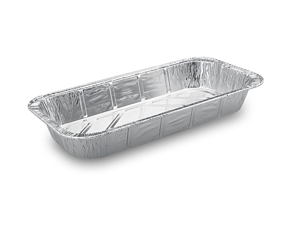 Aluschale Backform Auflaufform stehender Rand 295 x 140 x 49mm- 75 Stk-