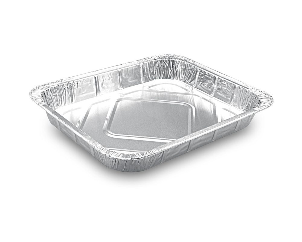Aluschale Backform Auflaufform stehender Rand 295 x 240 x 40mm- 100 Stk-