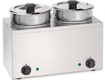 Bain Marie  Hot-Pot  2 Einsatztpfe a 3-5 Liter