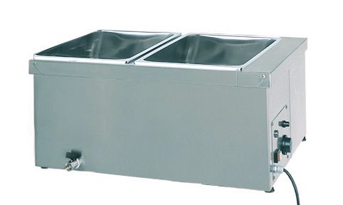 Bain-Marie  Tischgert  geeignet fr 2 GN1-1 Behlter  B 780 mm