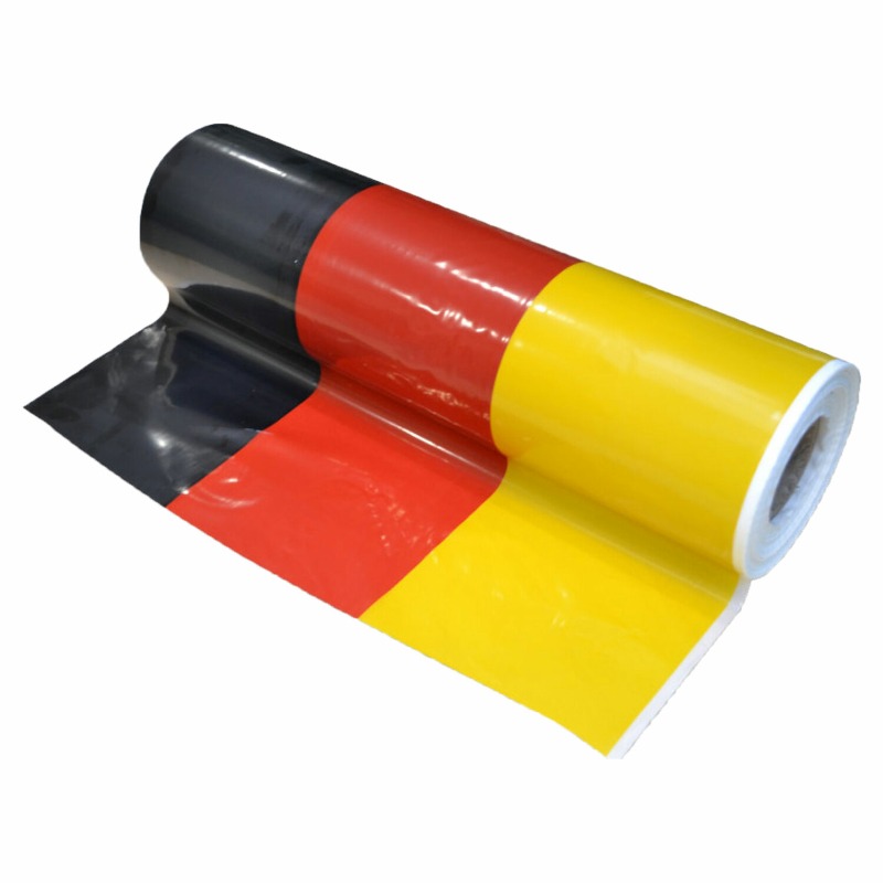 Biertischdecke Tischtuch Deutschland Flagge perforiert auf Rolle 0-70 x 240m
