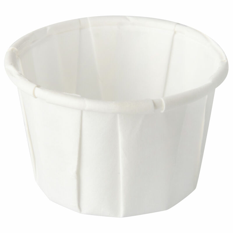 BIO Dressingbecher aus Papier FSCR-zertifiziert 35 ml weiss- 250 Stk-