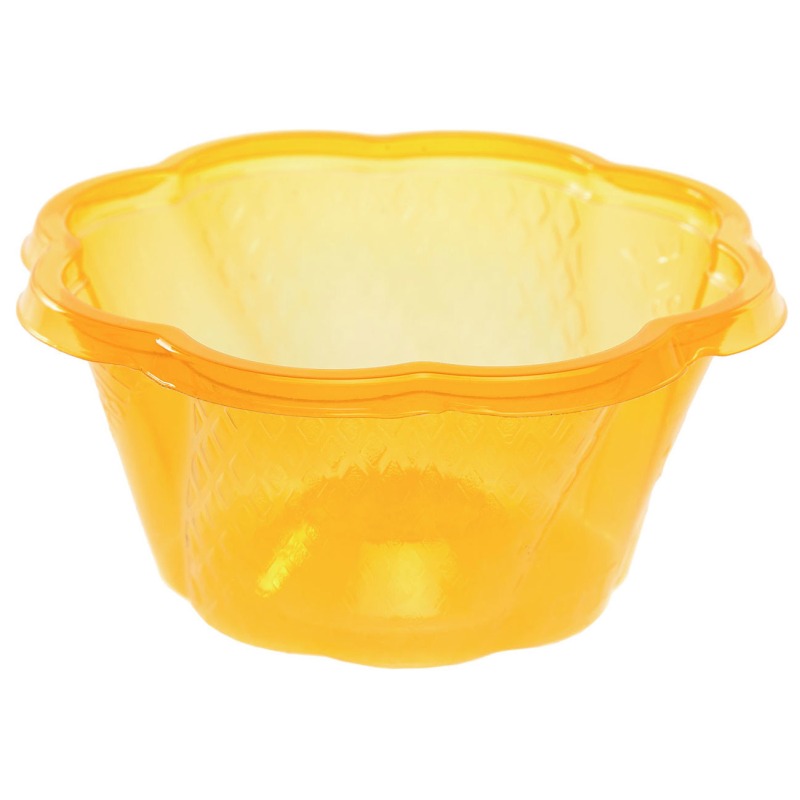BIO Eisbecher aus Mais-Biokunststoff (PLA)- orange- 300ml- 50 Stk-