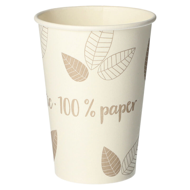 BIO Heissgetränke Trinkbecher Coffee to Go unbeschichtet taupe 180ml- 80 Stk-
