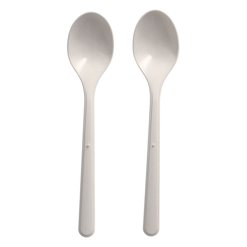 BIO-Kaffeelffel Mehrweg 130mm aus BIO-PP extra stabil weiss- 50 Stk-
