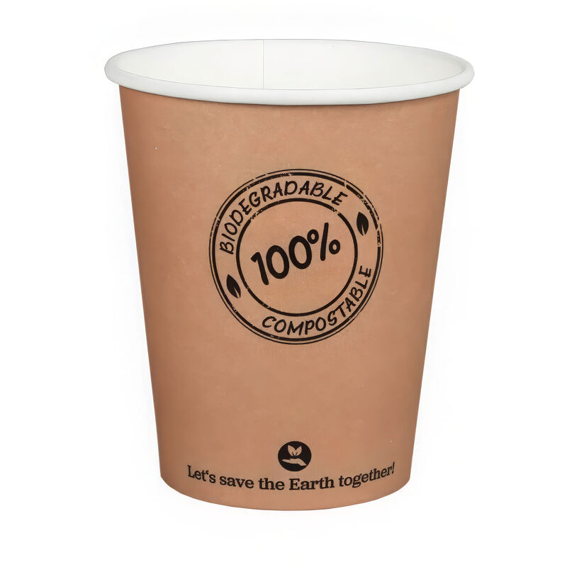 BIO Kartonbecher Kaffeebecher CoffeeToGo bis 100-C- 200ml- O8cm- 50 Stk-