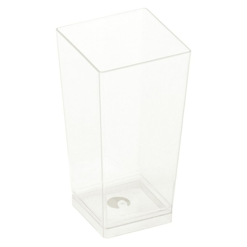 BIO Kova Feinkostbecher glasklar 100ml 4x4x8-2cm Bio-Kunststoff(PLA) 25 Stk-