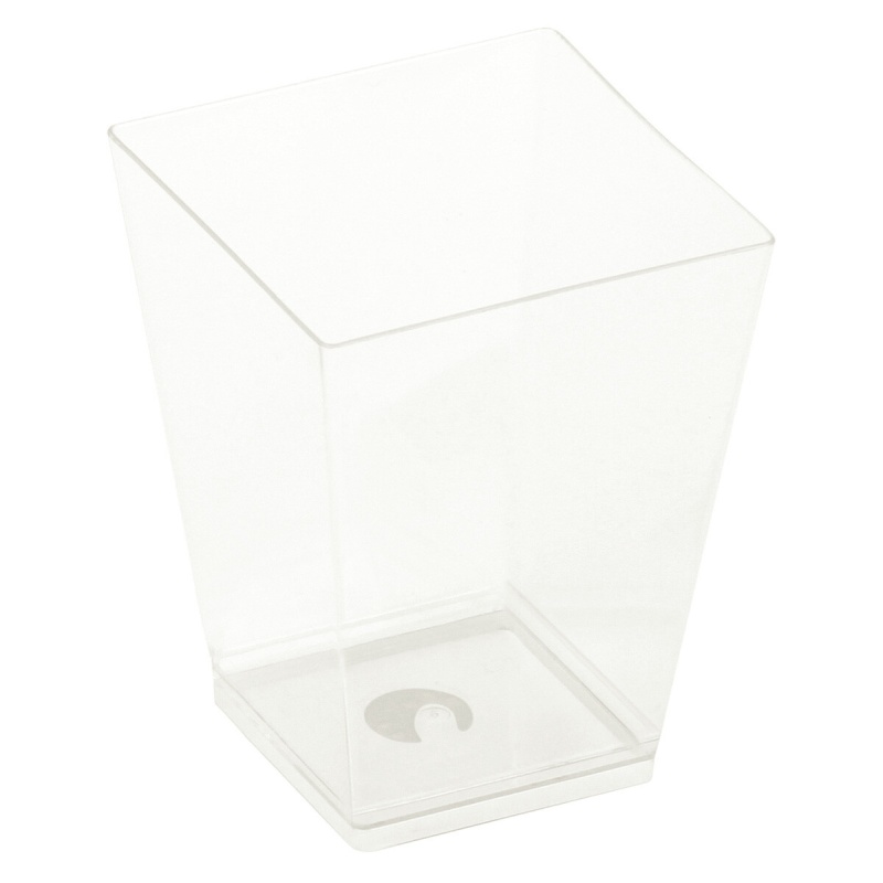 BIO Kova Feinkostbecher glasklar 160ml 5-9x5-9x7-2cm Bio-Kunststoff(PLA) 50 Stk-