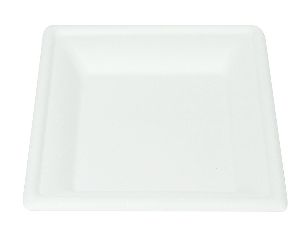 BIOLOGIC! Teller eckig 15x15cm aus Zuckerrohr kompostierbar- 50 Stk-