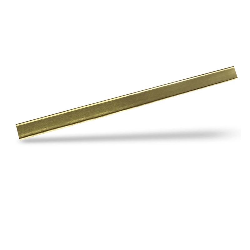 Clipbandverschlsse Beutelverschlsse 120 x 8 mm- Gold- 1000 Stk-