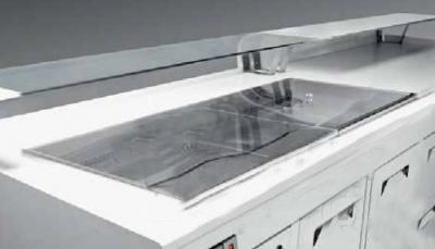 Coperchio in plexiglass per vasca refrigerata L 1000