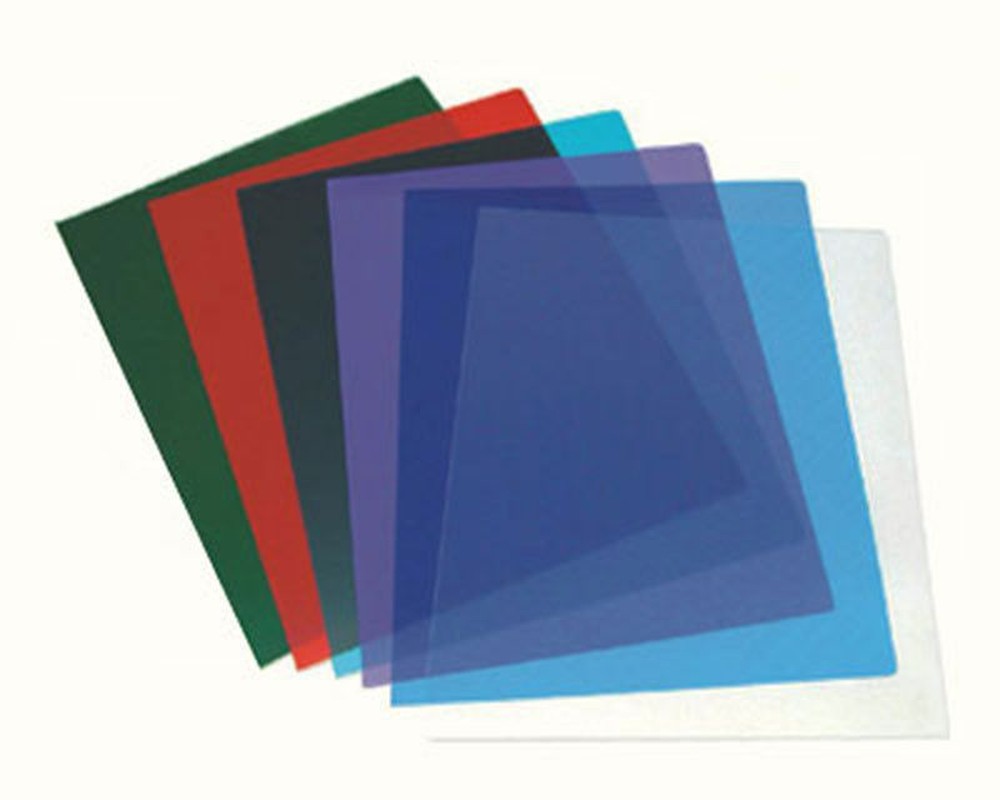 Deckblätter 0-20mm- A4- transparent - rauchfarben- 100 Stk-