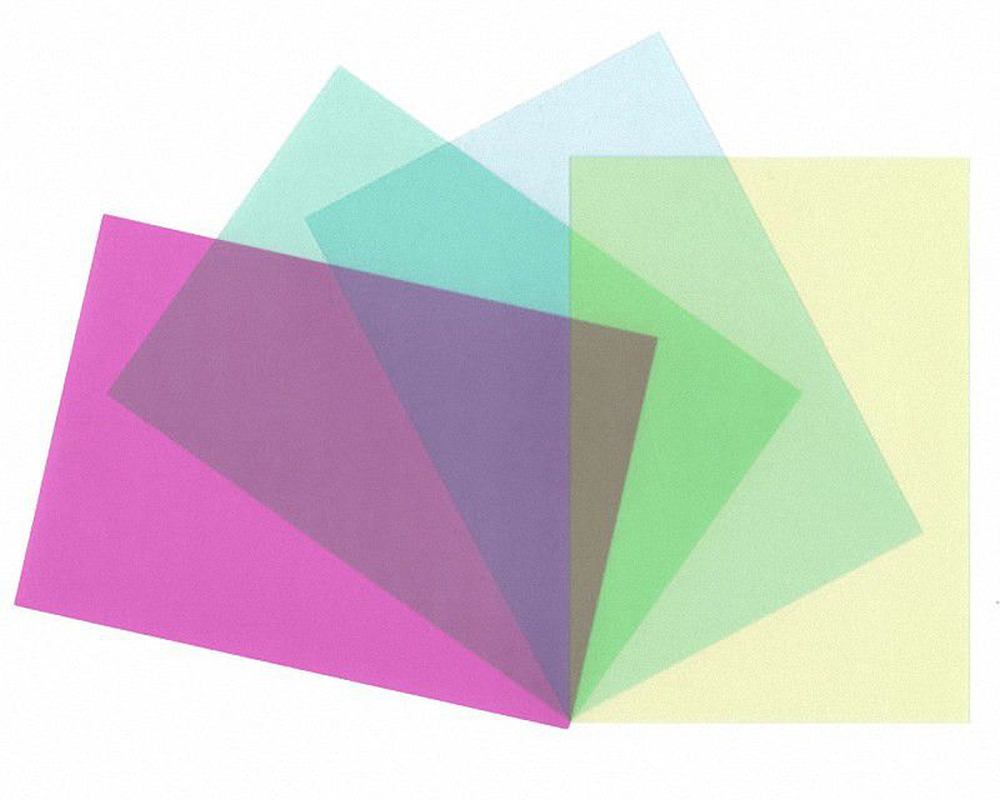 Deckbltter 0-30mm- A4- transparent violett matt- 100 Stk-