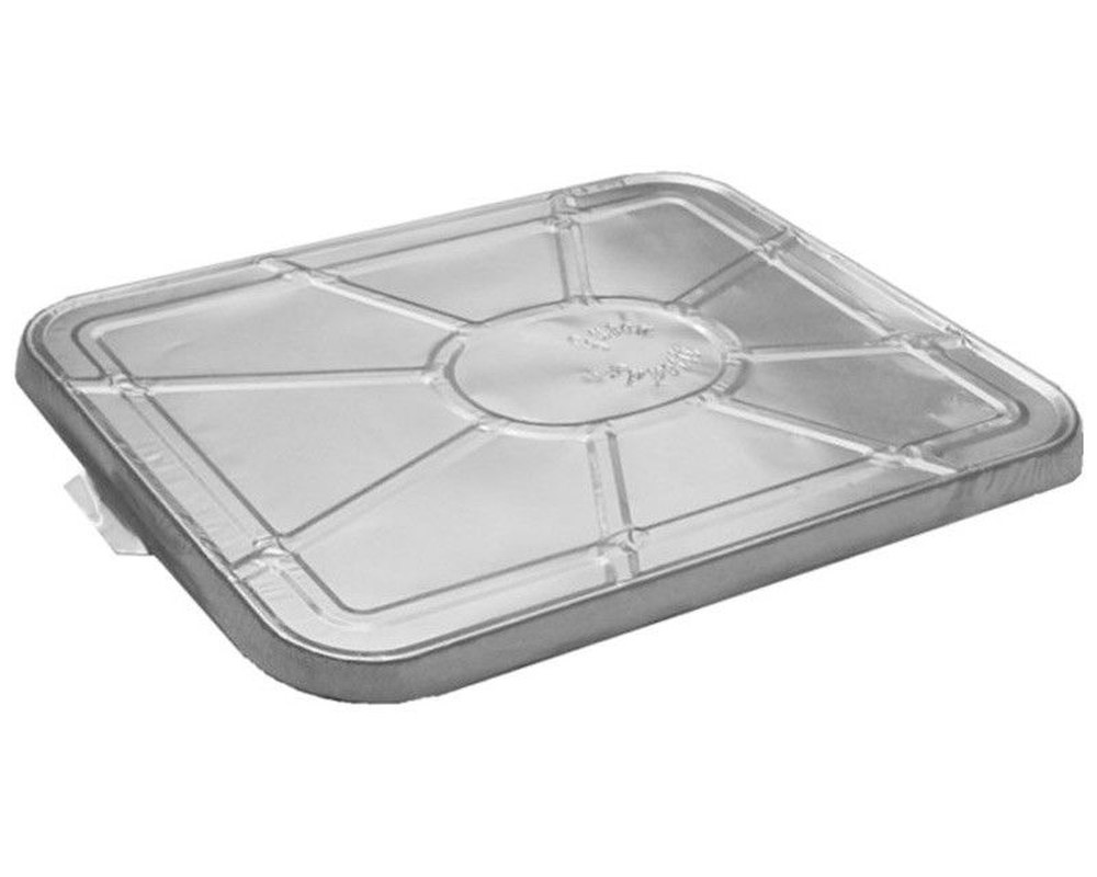 Deckel fr Alu-Menschalen Aluschalen mit 227 x 177 mm Grsse- 100 Stk-
