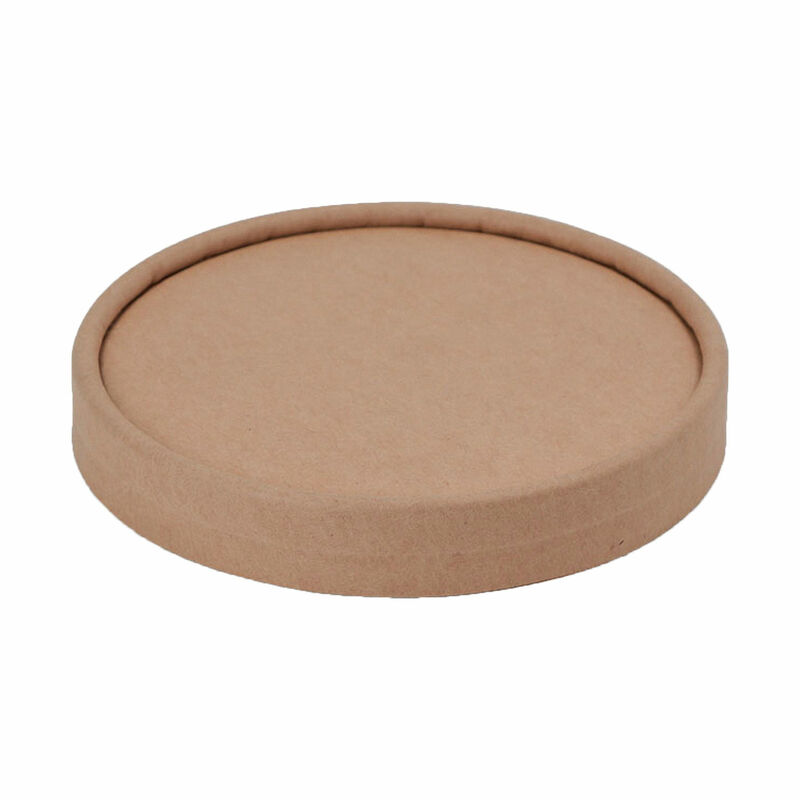 Deckel fr Dressingbecher Saucenbecher aus Kraftpapier FSCR 60ml- 50 Stk-