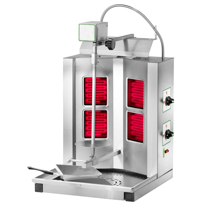 Dnergrill  elektrisch  2 + 2 Heizelemente