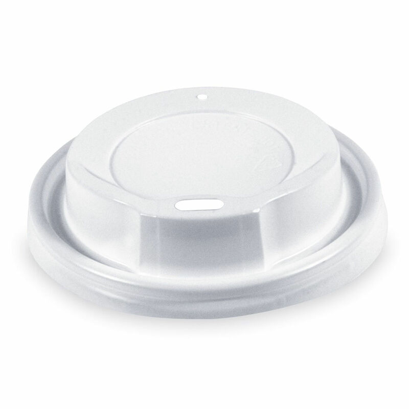 Domdeckel weiss fr Pappbecher WX-76220- WX-76620 mit 73mm O- 100 Stk-