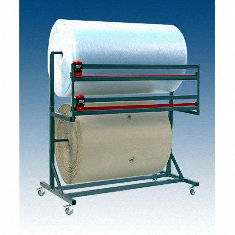 Doppelschneidstnder fr 2 Grossrollen fahrbar- Rollenbreite 150cm