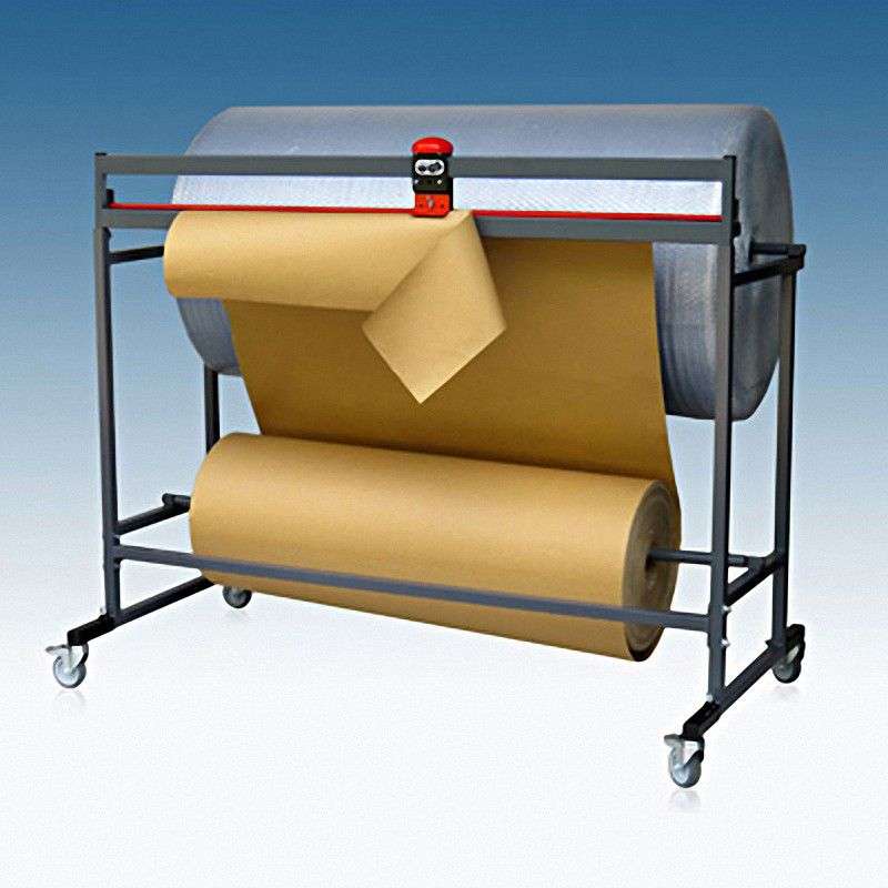 Doppelschneidstnder fr 2 Rollen- fahrbar- Schnittbreite 1250mm