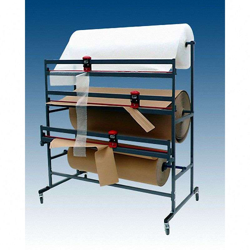 Dreifachschneidstnder fr 3 Rollen- 3 Schneidschienen- feststehend- 150cm