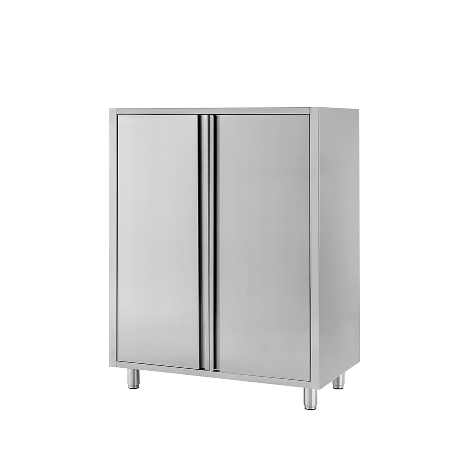 Edelstahl  Schrank  Universal  2 Flgeltren  2 Zwischenbden  B 1000 mm x T 700 mm x H 1500 mm