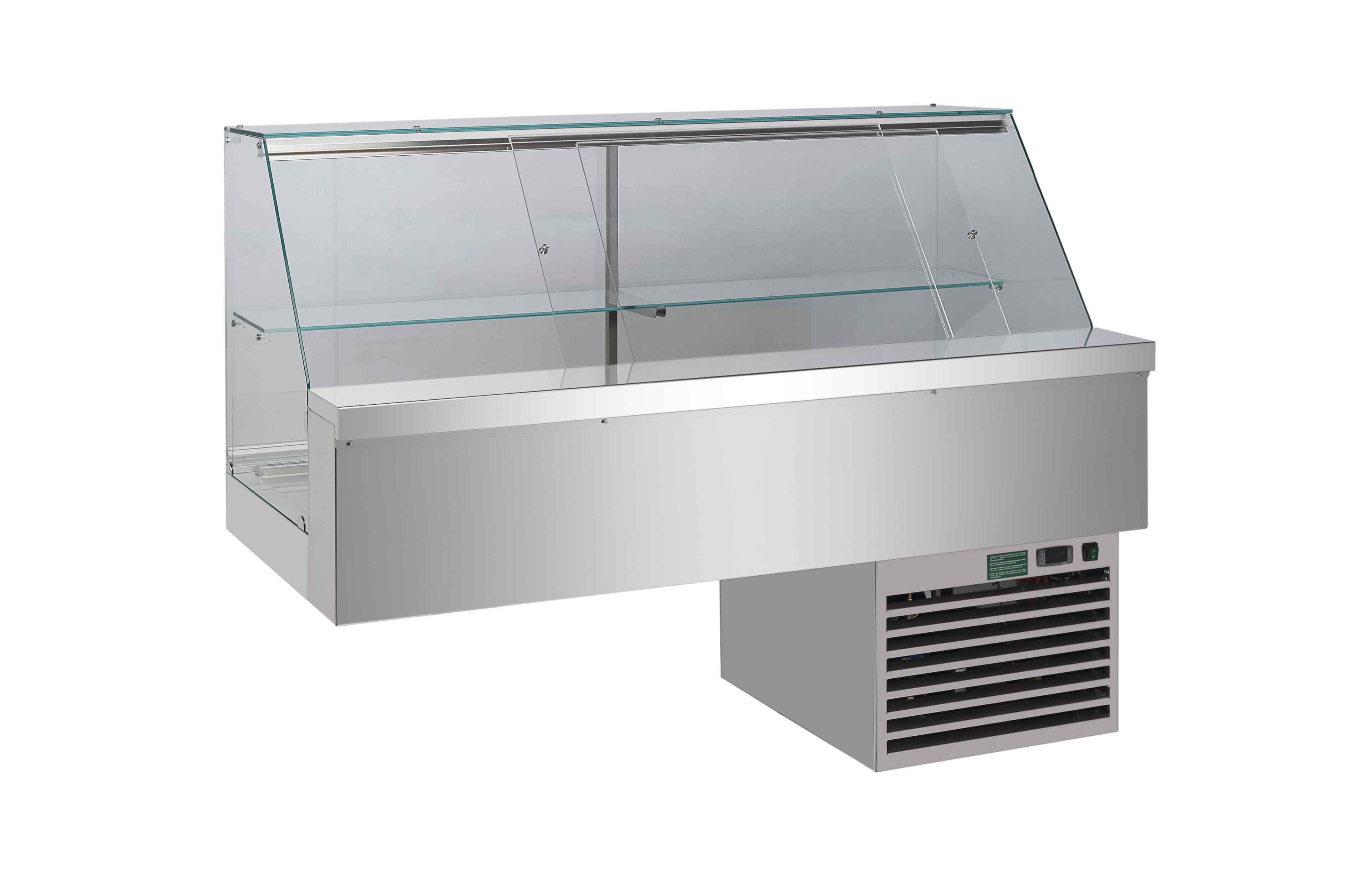 Einbau  Khlvitrine  Sandwich  1 Ablage  Khlaggregat  B 1600 mm