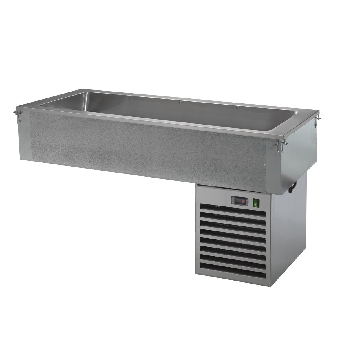 Einbau  Khlwanne  statisch  Wannenhhe 110 mm  Abmessungen B 1785 x T 640 x H 590 mm