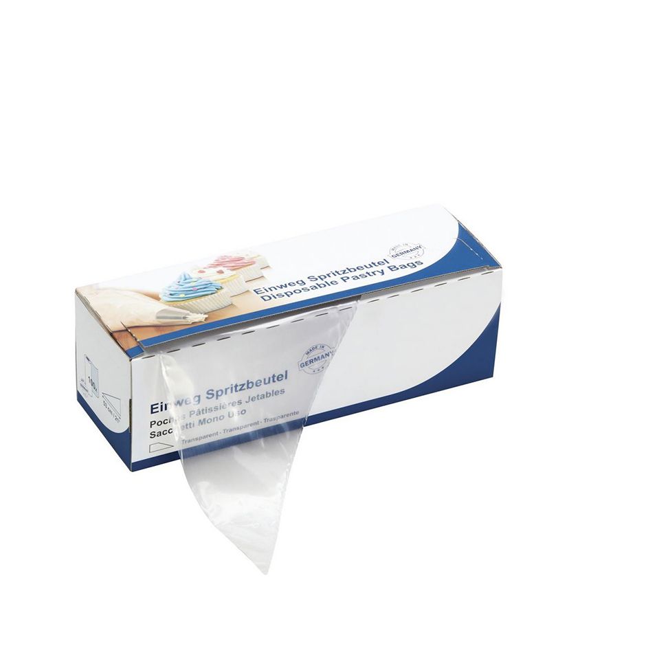 Einwegspritzbeutel  Plastik  Lnge 53 cm  100er Pack