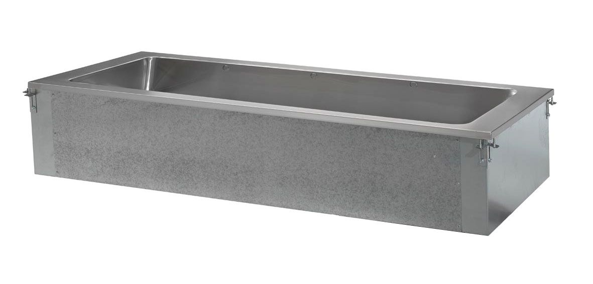 Eiswanne  isoliert  Abmessungen B 1135 x T 640 x H 161 mm
