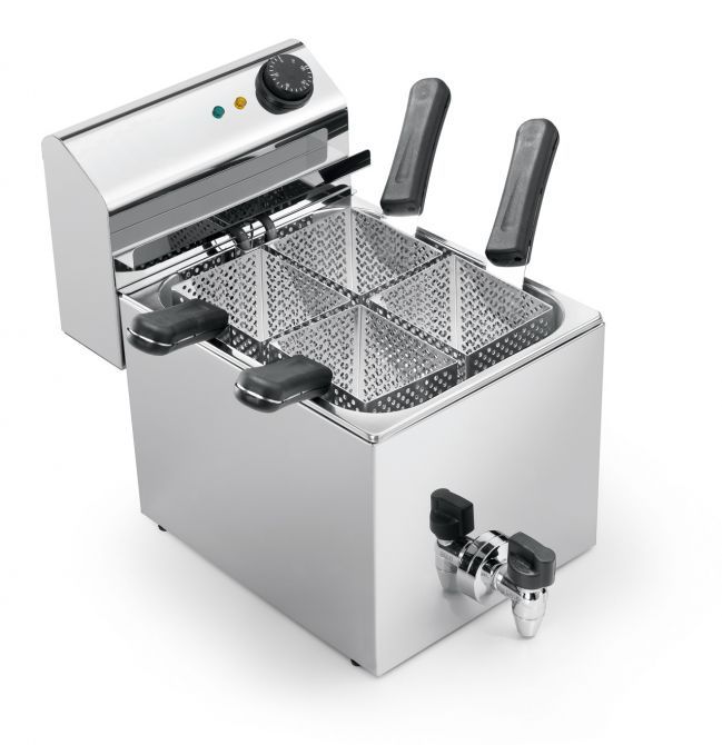 Elektro-Nudelkocher- Tischgert- 1 Becken (6 Liter)- B 270 mm x T 420 mm x H 360 mm