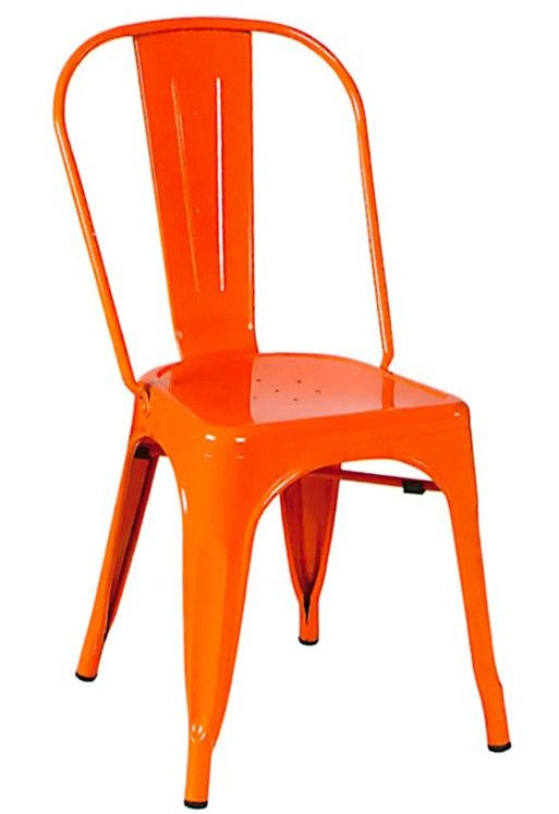Esprit Stuhl – Struktur – Sitzfläche und Rückenlehne – Metall – lackiert