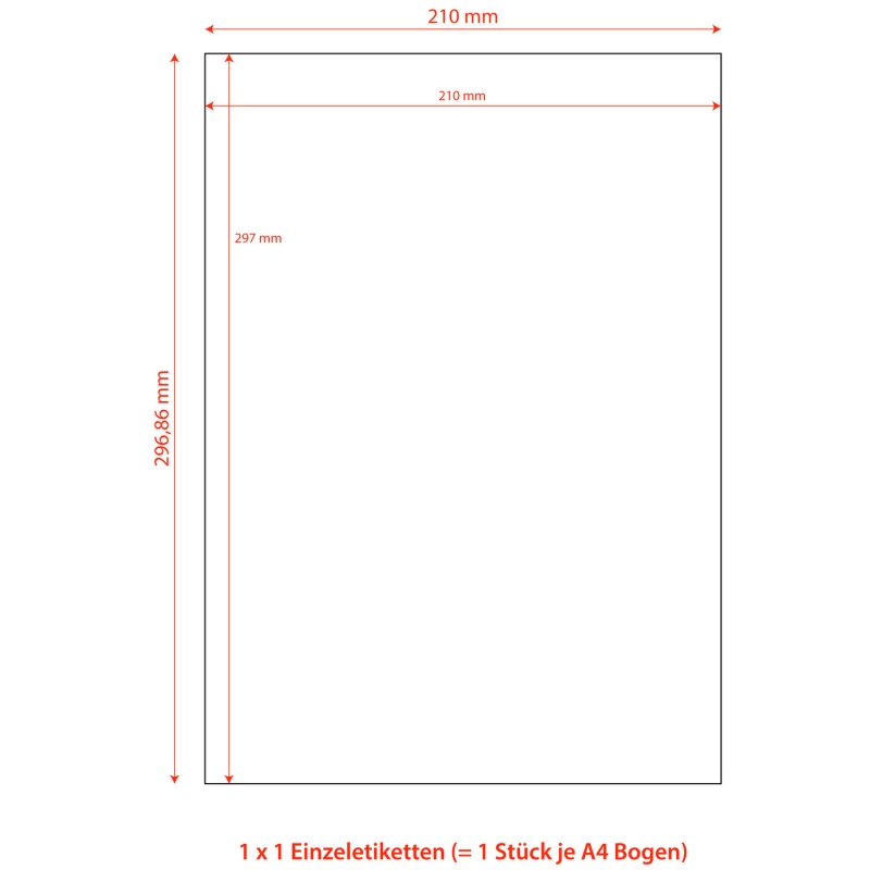 Etiketten Labels selbstklebend weiss 210 x 148-5mm auf DIN A5 DHL Kleber 200 Stk- unter Etiketten