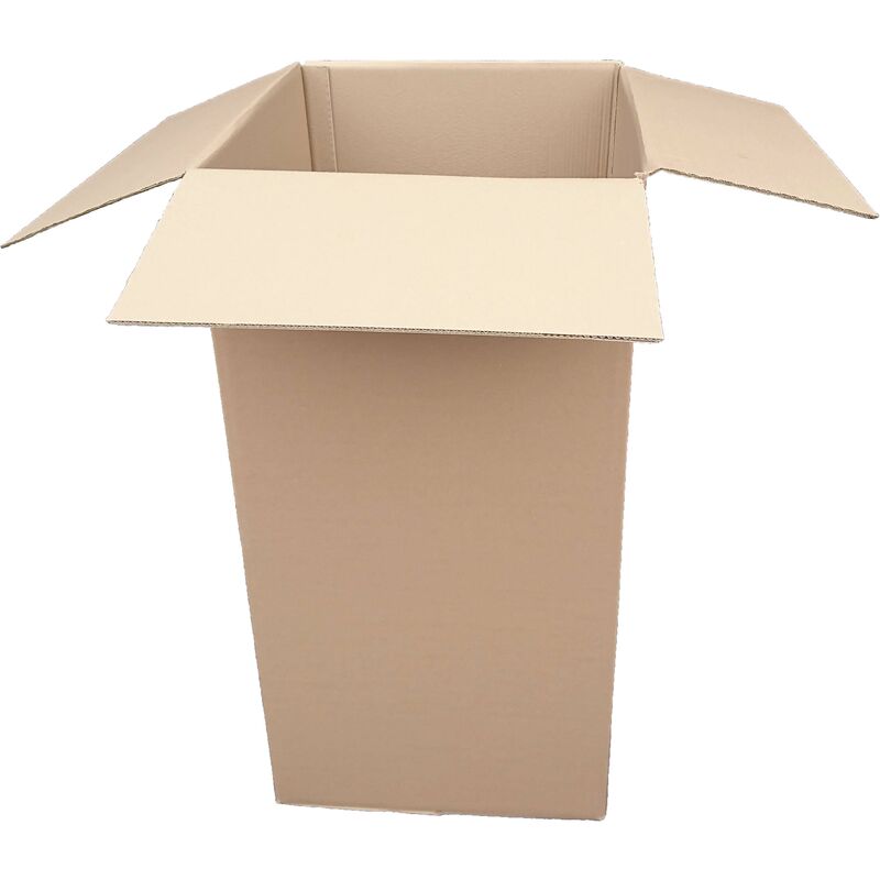 Faltkarton 565x565x1165mm - 2wellig braun