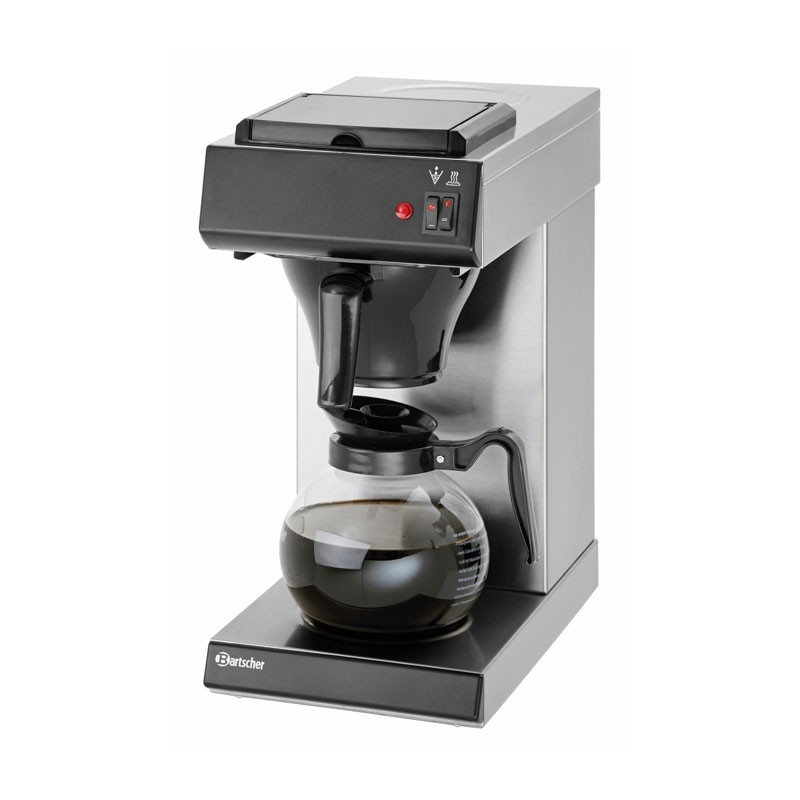 Filterkaffeemaschine  Edelstahl  1-6 Liter 2 Warmhalteplatten