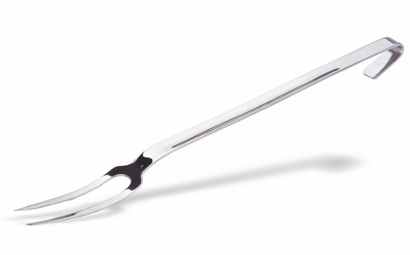 Fleischgabel  2 Zinken  Grifflnge 40 cm  Gesamtlnge 47 cm