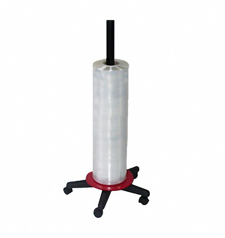 Folienspender senkrecht- für Folienbreite bis 1250 mm- rot-schwarz bis 20kg