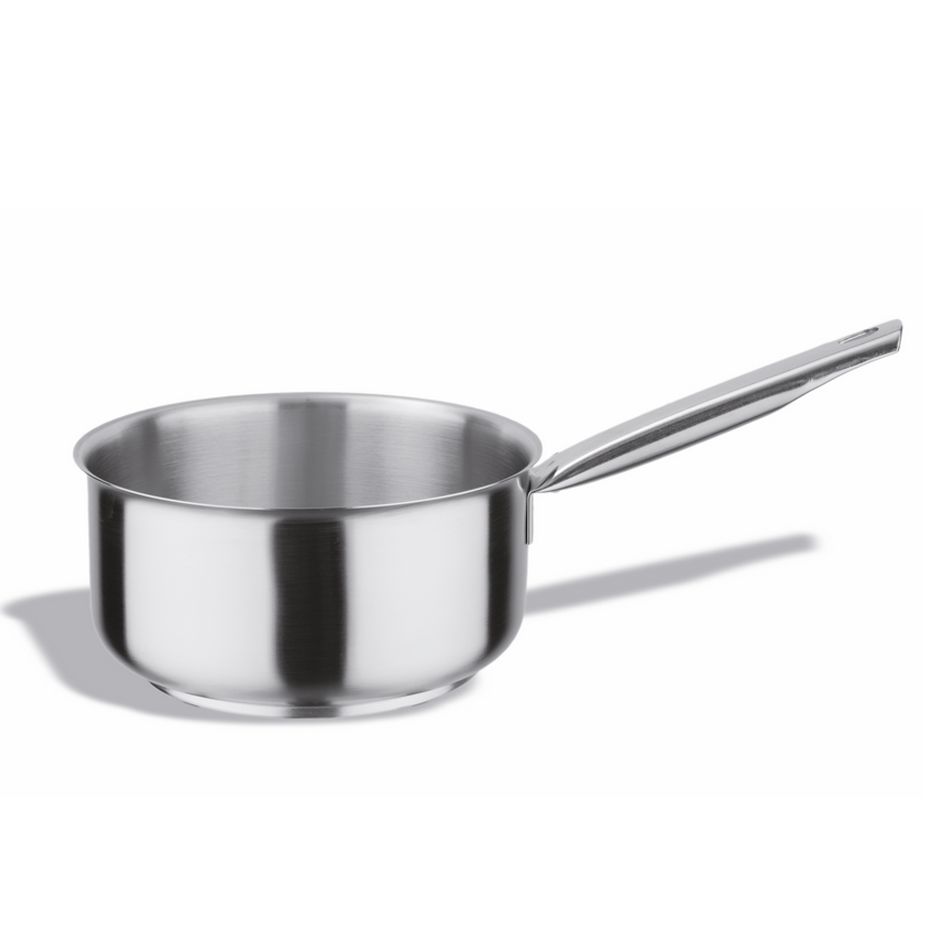 Franzsische Stielkasserolle  Edelstahl  Durchmesser 22 cm  Hhe 11 cm