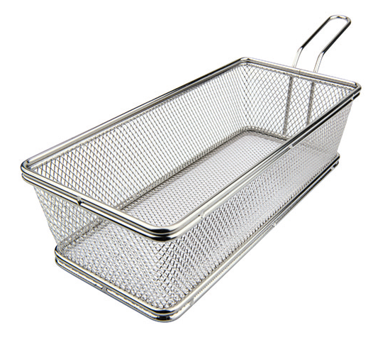 Frittierkorb  mini  rechteckig  Abmessungen B 21 cm x T 11 cm x H 6 cm