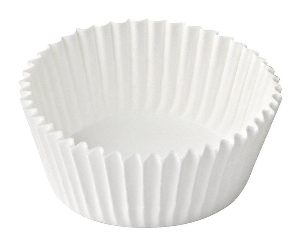 Gebckkapseln weiss O 28 x 16 mm- 1000 Stk-