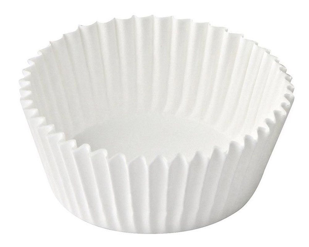 Gebckkapseln weiss O 55 x 30 mm- 1000 Stk-