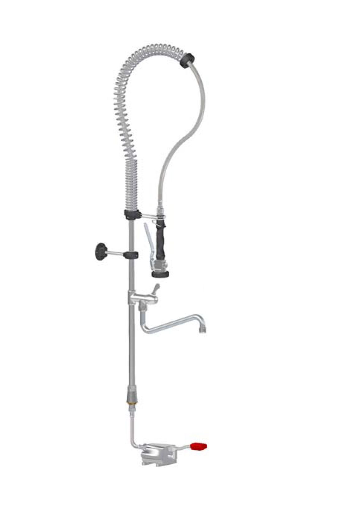 Geschirrbrause  Top-Class  Wasserhahn  Pedalbedienung