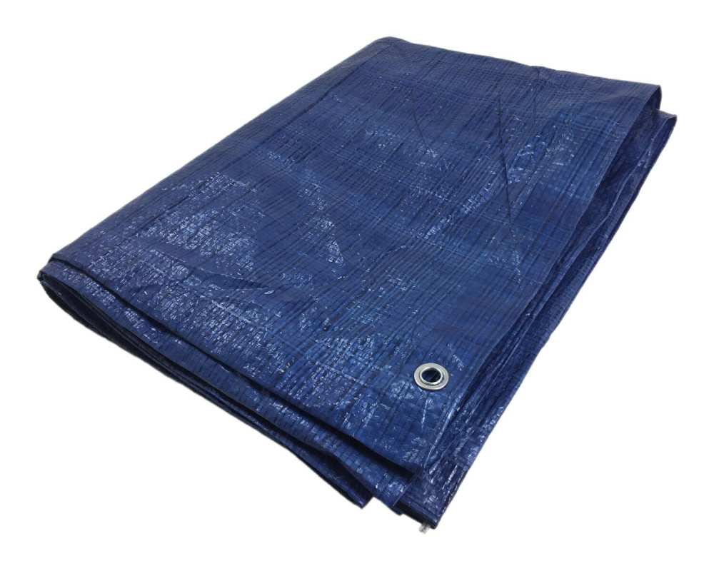 Gewebeplane Abdeckplane Schutzplane 5 x 6 m blau PE reissfest wasserdicht