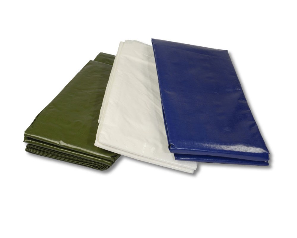 Gewebeplane Abdeckplane Schutzplane 8 x 12m weiss reissfest wasserdicht 250g-m2