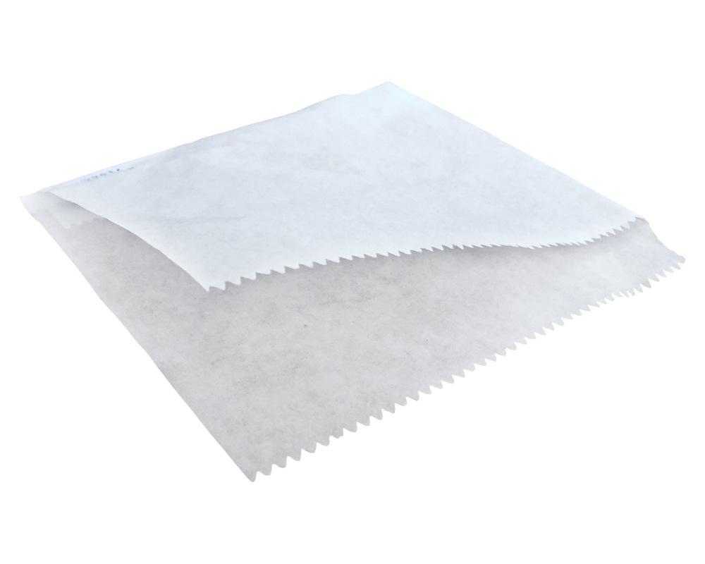 Hamburger Beutel weiss 16 x 16 cm- oben und 1x seitlich offen- 500 Stk-