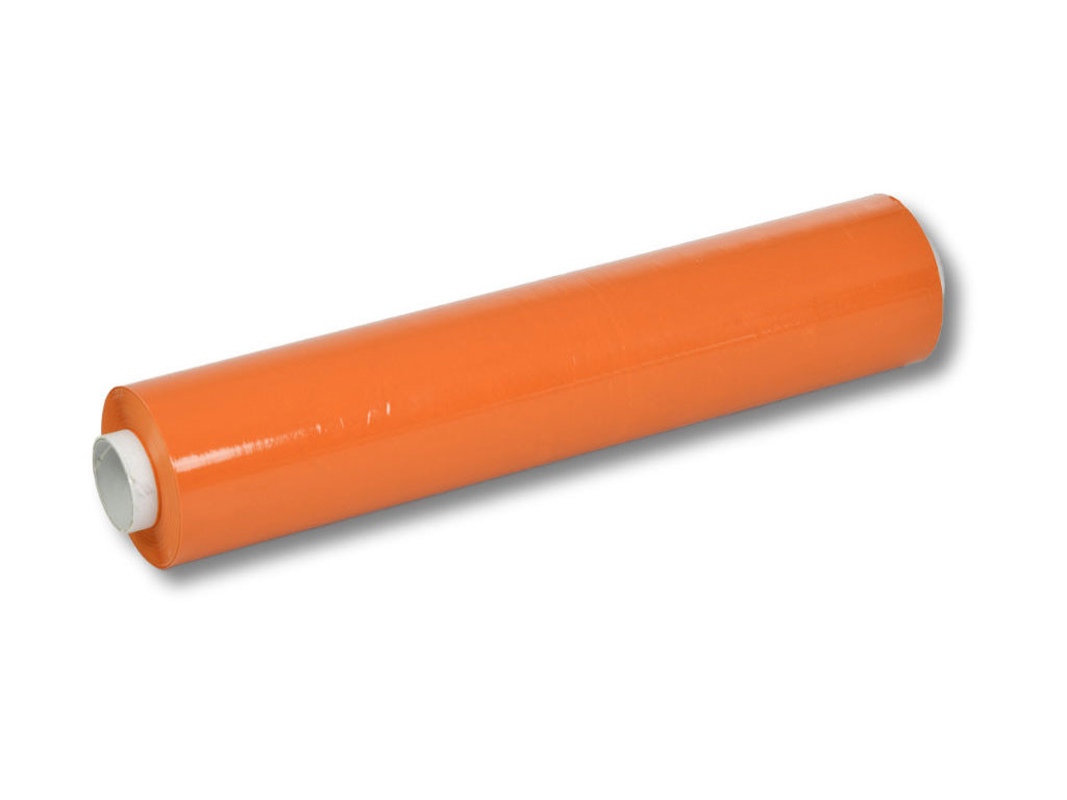 Handstretchfolie 500mm- 23my- 260 meter Lnge- orange